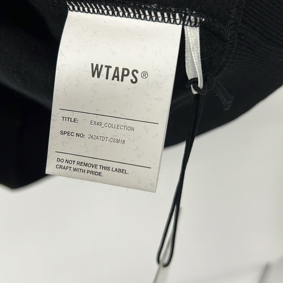 WTAPS NWT Black academy Crewneck Sweater Lima Size 3 - Picture 6 of 10